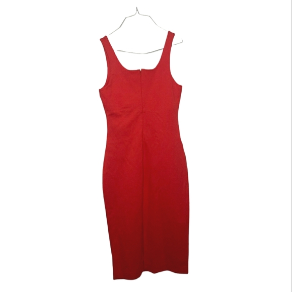 Aritzia Babaton Miguel Dress orange 4 - Picture 6 of 8